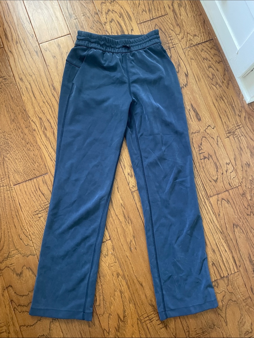 lululemon athletica Navy Blue Track Pants with Elastic Waist